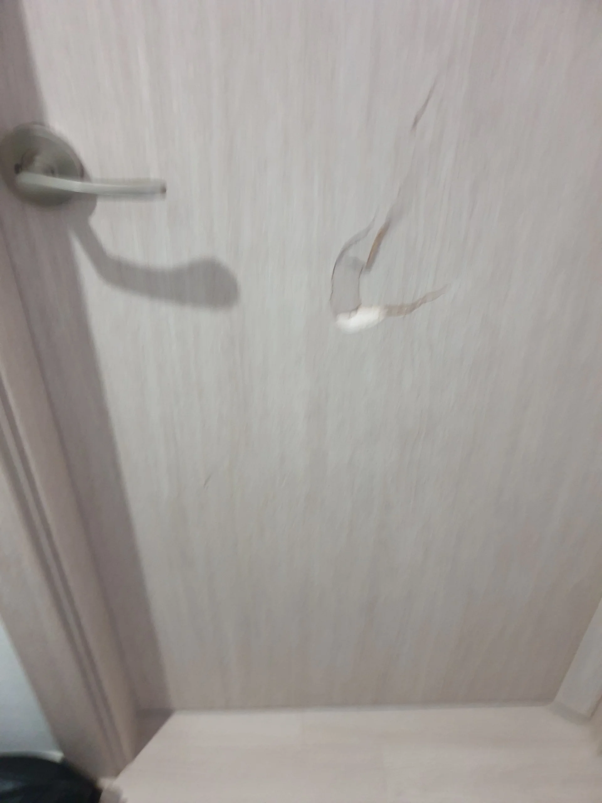 복원 전 손상된 문